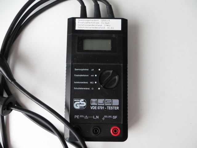 HJS - Elektronik VDE 0701 - Tester